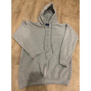 Vintage Y2K Birdhouse Skateboards Skate Zip Up Hoodie Size Medium Grey